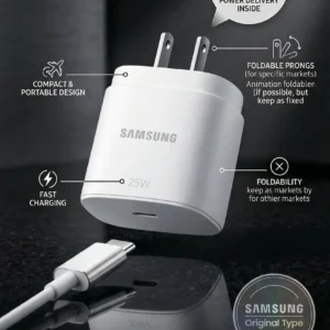 Cargador Samsung Tipo Original de 25W